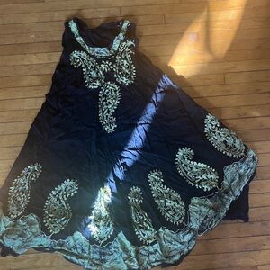 Hippie relaxed throw on dress size s/m